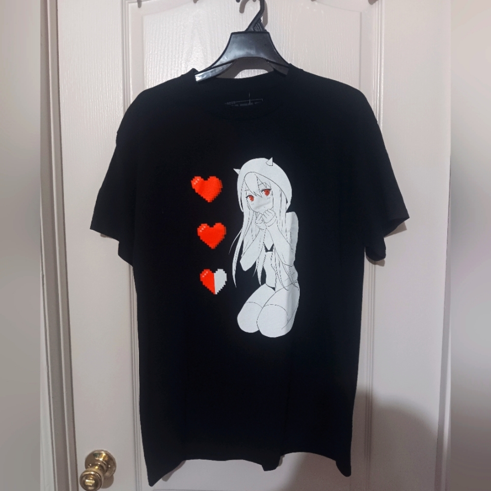 Adult large....black tee